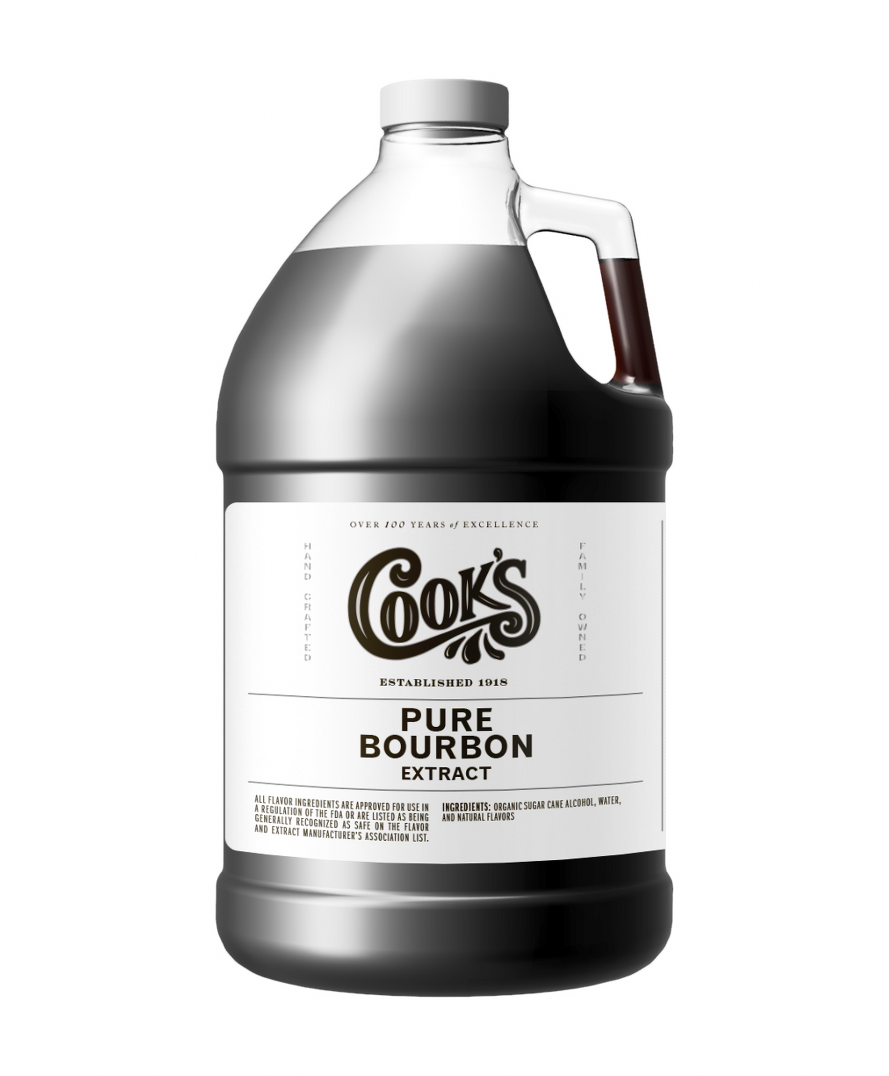 Cook Flavoring Company Pure Bourbon Vanilla Extract 100 1 Gallon