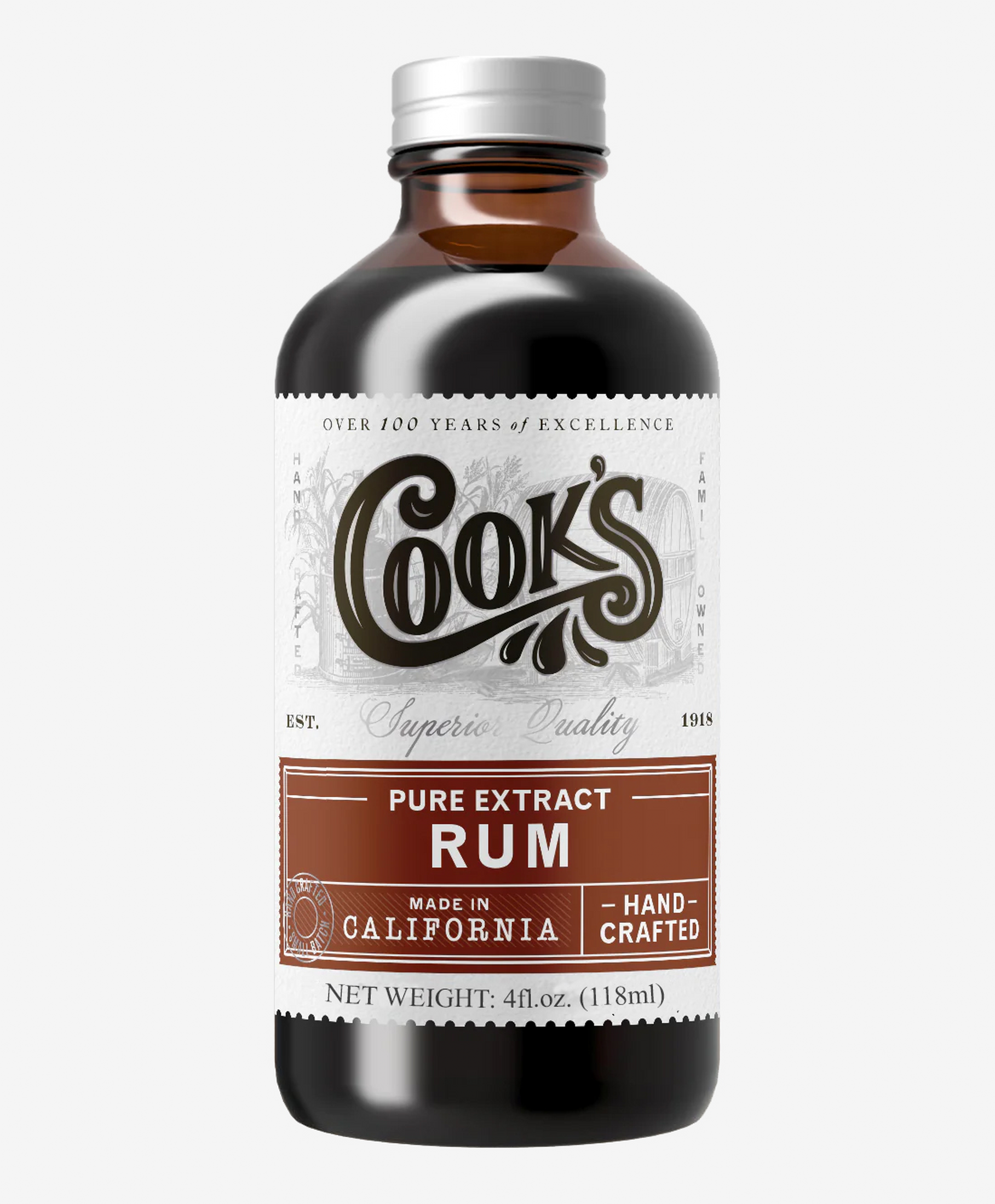 Cook Flavoring Company Rum Extract (Pure)