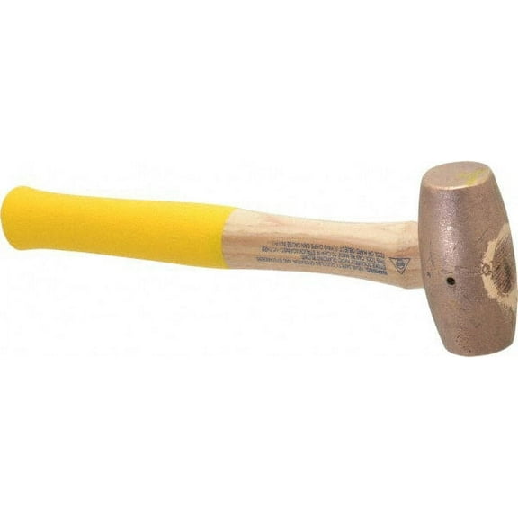 Cook Hammer 2 Lb Head Nonsparking Mallet 13" OAL, Wood Handle