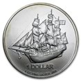 thumbnail image 1 of Cook Islands 1 oz Silver Bounty Coin (Random dates, Abrasions), 1 of 1