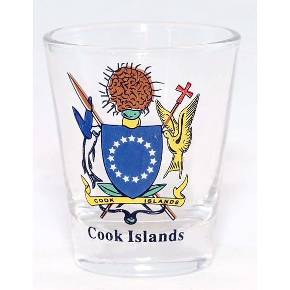 Cook Islands Coat Of Arms Shot Glass