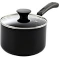 thumbnail image 1 of Cook N Home 3 Quart Nonstick Sauce Pan with Glass Lid , Multi-purpose Pot Saucepan Kitchenware, Black, Aluminum, 1 of 6