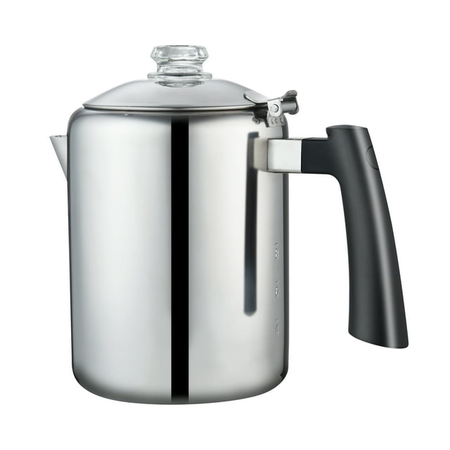 Cook N Home 8Cup Stainless Steel Stovetop Coffee Percolator