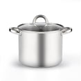 thumbnail image 1 of Cook N Home Basics 8 Quart Stainless Steel Stock Pot with Lid, Cooking Pot for Pasta, Soup, Sturdy Handle, Stockpot with Even Heating, Oven & Dishwasher Safe, Cookware for Canning, Boiling, 1 of 7