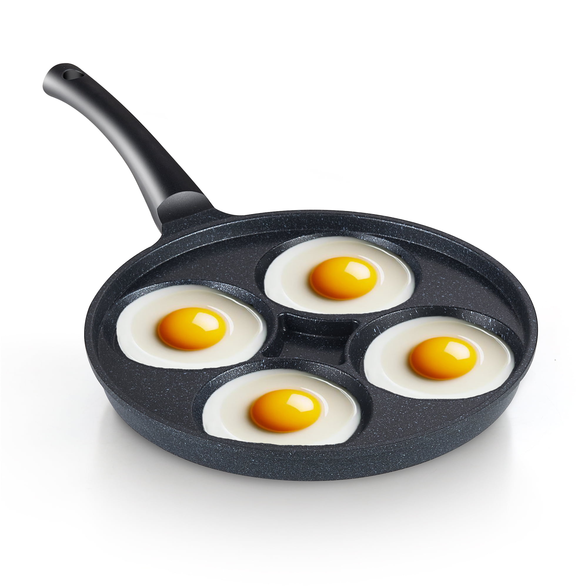 Heart Shape 4 Egg Frying Pan Four Leaf Ceramic Egg Pan Mini Egg Poacher Non  Stick Aluminum Skillet