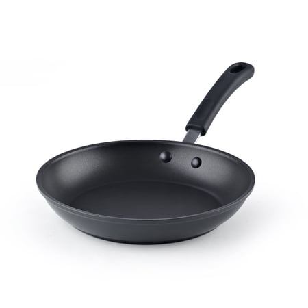 Cook N Home Professional 9.5 Inch Hard Anodized Nonstick Frying Pan, Cooking Skillet with Stay-Cool Handles, Dishwasher Safe, Black