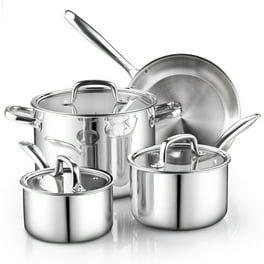 Calphalon Tri-Ply Stainless Steel 13-Piece Cookware Set 1767951