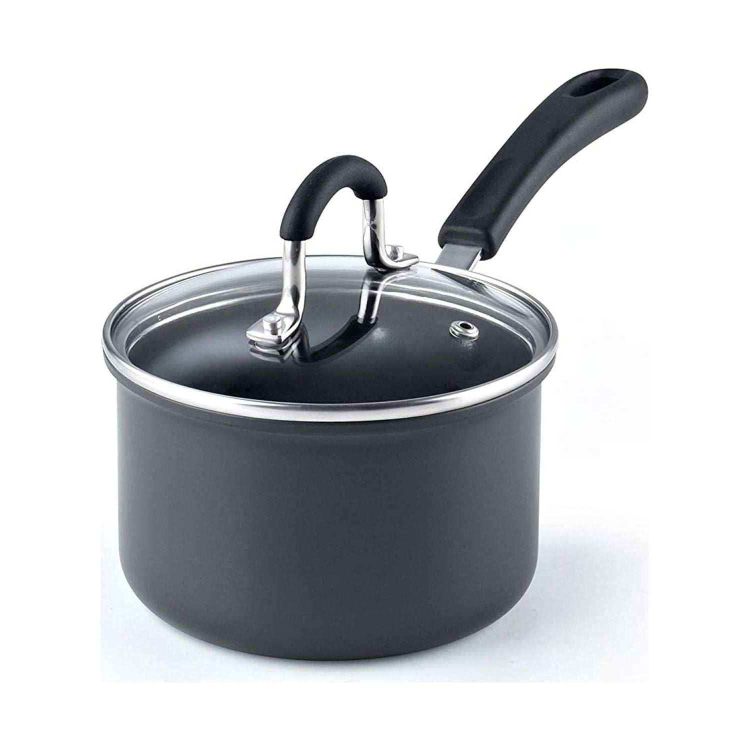 Cook N Home Professional Hard Anodized Nonstick 1.5Quart Saucepan with