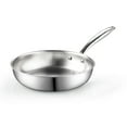 thumbnail image 1 of Cook N Home Stainless Steel Saute Fry Pan 10-inch, Tri-Ply All Clad 18/10 Stainless Steel Skillet Frying Pan, 1 of 7
