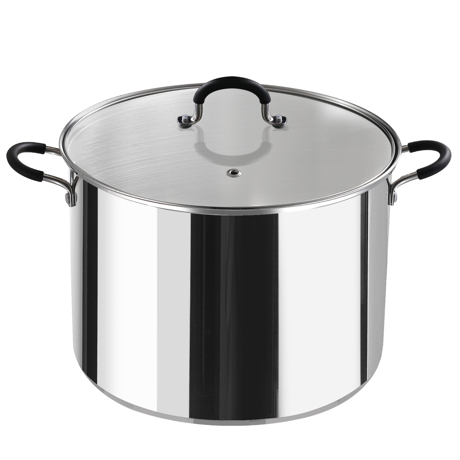 Cook N Home Stockpot Sauce Pot Induction Pot With Lid Professional ...