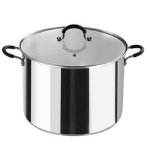 Cook N Home Stockpot Sauce Pot Induction Pot With Lid Professional Stainless Steel 20 Quart