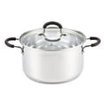thumbnail image 1 of Cook N Home Professional 5 Quart Stainless Steel Stock Pot with Lid, Soup Pot with Stay-Cool Handles, Stockpot for Pasta, Spaghetti, Compatible with Most Stovetops, Dishwasher Safe, 1 of 7