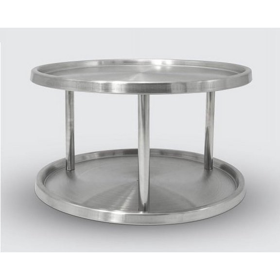 Cook Pro 10.5" Stainless Steel Double Layer Lazy Susan
