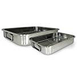 Cook Pro 4-Piece Stainless Steel Roaster/Lasagna Pan