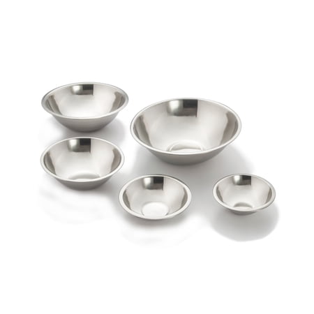Cook Pro 5 Pc Stainless Steel Mixing Bowl Set