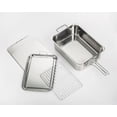 thumbnail image 1 of Cook Pro 584 Stainless Steel Wood Stovetop Smoker with Foldable Handles and Multi-Purpose Use, 1 of 1