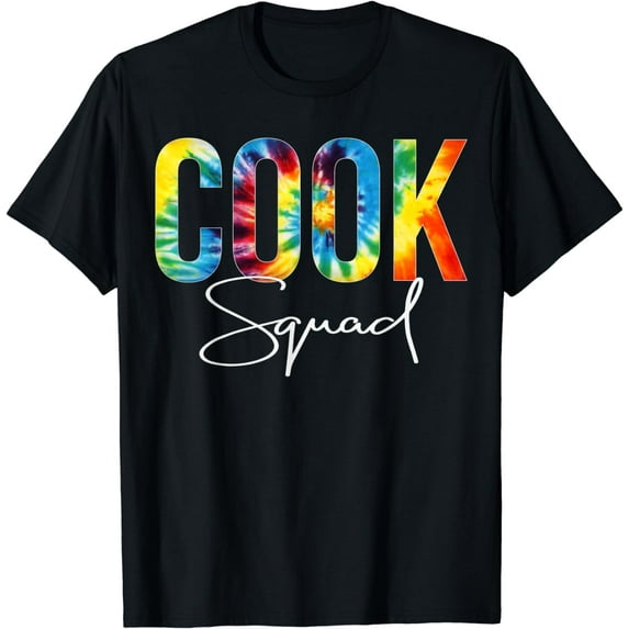 Cook Squad Tie Dye Appreciation Day Hello Back To School T-Shirt