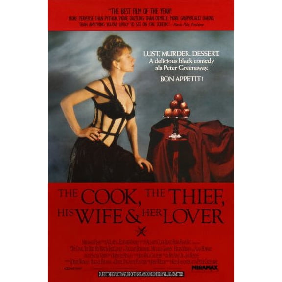 Cook Thief Wife Lover The Movie Poster Metal Sign Art Print 8x12 Square Adults Best Posters