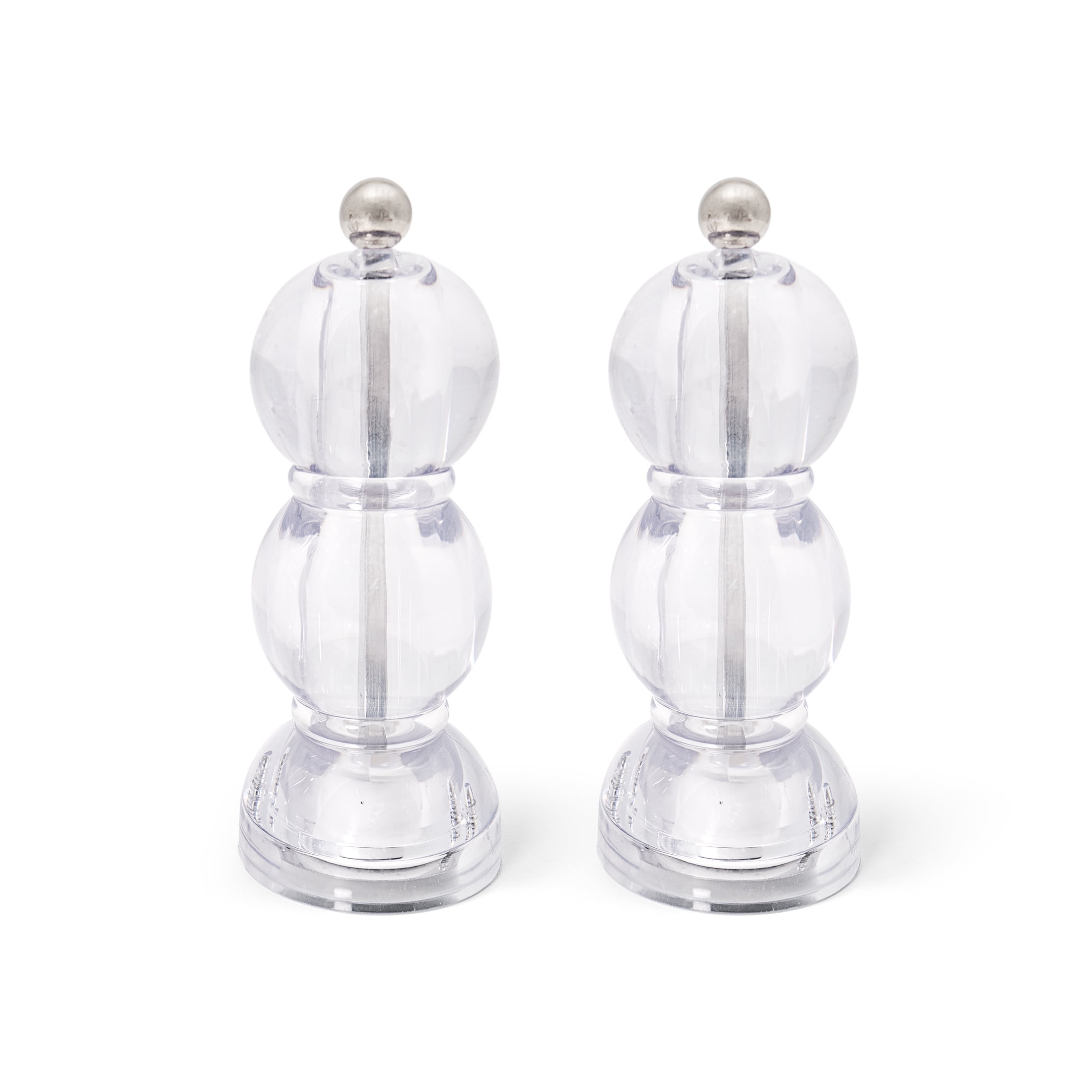 Cook with Color Acrylic Salt and Pepper Grinder Set - 2 Pack