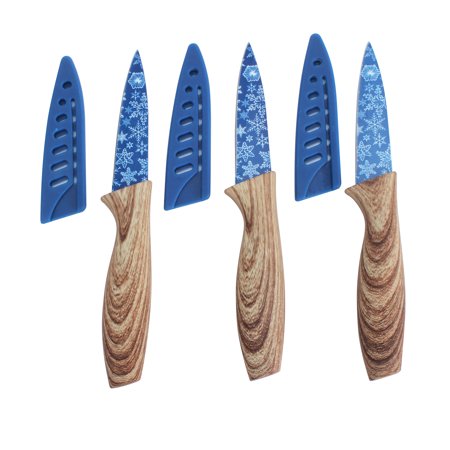 Cook With Color 3.5" Paring Knives – Blue