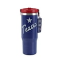 thumbnail image 1 of Cook with Color 30 oz Texas Star Stainless Steel Insulated Tumbler with Handle and Lid, 1 of 5