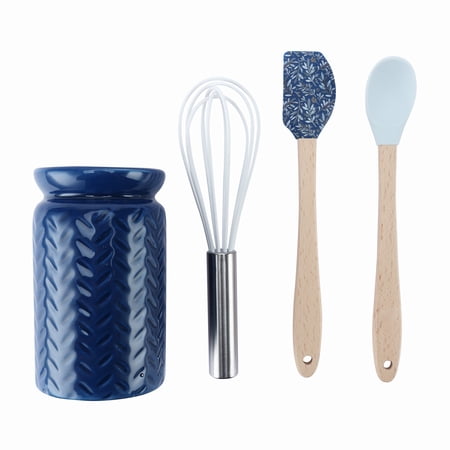 Cook With Color 4PC Mini Utensil Set – Blue