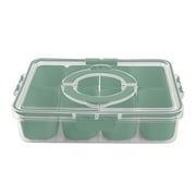 Cook With Color Snackle box for Kids Lunch Box and Snack Container, Sage