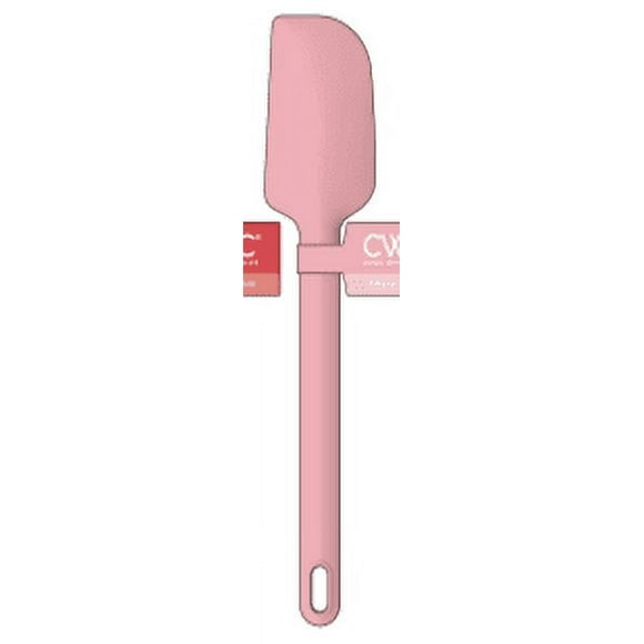 Cook With Color 12-Inch Silicone Spatula - Heat Resistant & Dishwasher Safe, Pink