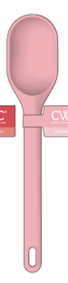 Cook With Color Pink 12 Inch Silicone Spoon - Walmart.com