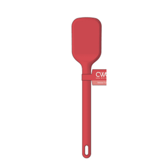 Cook With Color Red 12 inch Silicone Turner