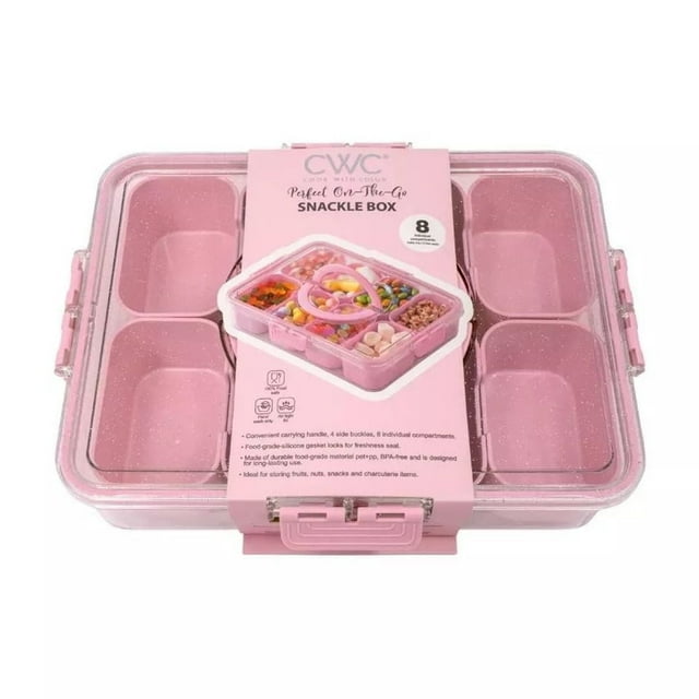 Cook With Color Sparkle Snack Box Food Storage Container