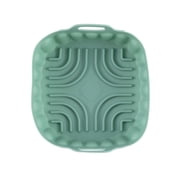 Cook With Color sage square silicone air fryer liner