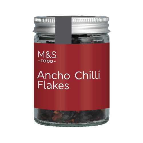 Cook With M&S Ancho Chilli Flakes 30g, British Import (Pack of 2)