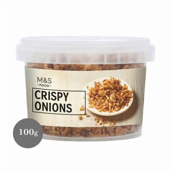 Cook With M&S Crispy Onions 100g, British Import (Pack of 2)