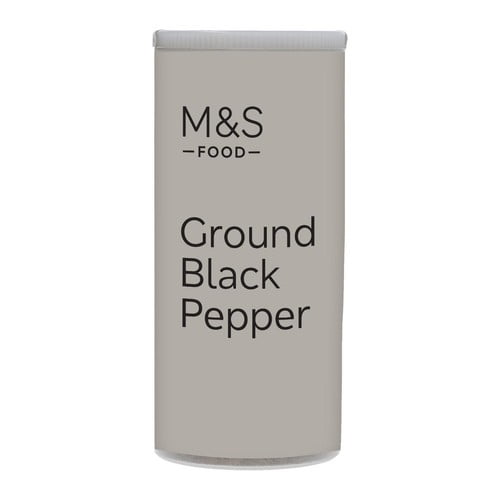 Cook With M&S Ground Black Pepper 100g, British Import (Pack of 2)