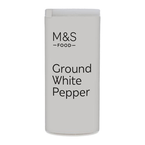 Cook With M&S Ground White Pepper 100g, British Import (Pack of 2)