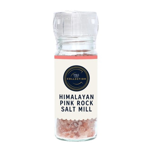 Cook With M&S Himalayan Pink Rock Salt Mill 95g, British Import (Pack of 2)