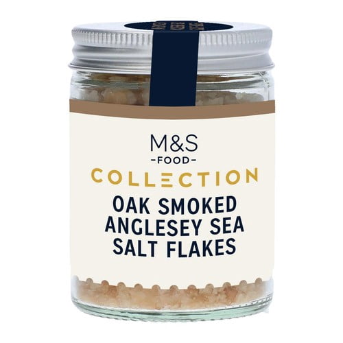 Cook With M&S Oak Smoked Anglesey Sea Salt 56g, British Import (Pack of 2)