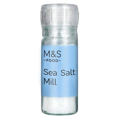 Cook With M&S Sea Salt Mill 100g, British Import (Pack of 2)