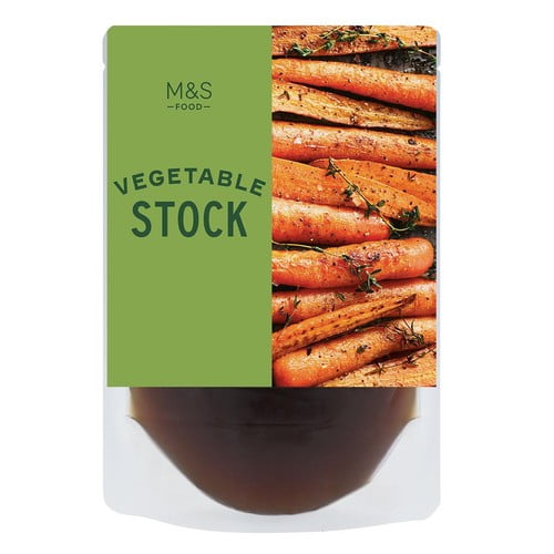 Cook With M&S Vegetable Stock 500ml, British Import (Pack of 3)