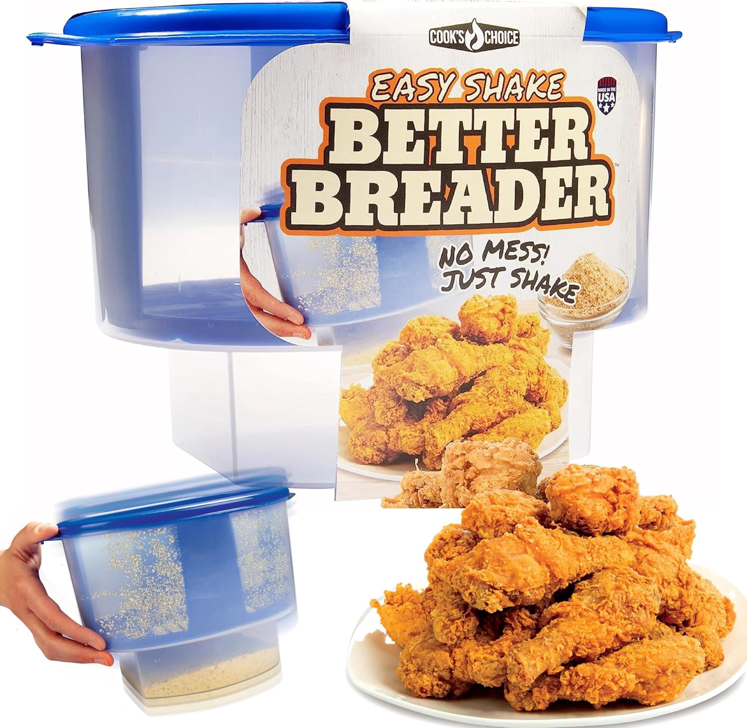 Breadding Cook's Choice, Better Breader Breading Station, Clear - Walmart.com