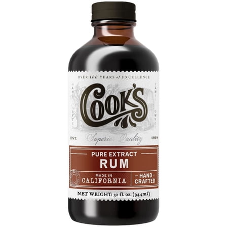 Cook's, Choice Pure Rum Extract, 32 oz