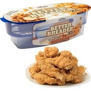 Cooks Choice XL Original Better Breader Batter Bowl- All-in-One Mess Free Breading Station Tool- Great for Parties - Pour in Seasoning, Add Meat or Vegetables of Choice, Just Shake