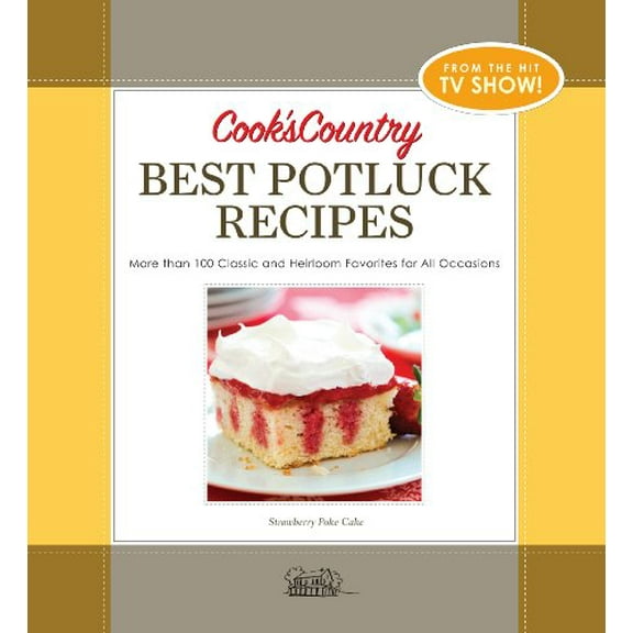 Pre-Owned Cook's Country Best Potluck Recipes (Unknown) 1933615583 9781933615585