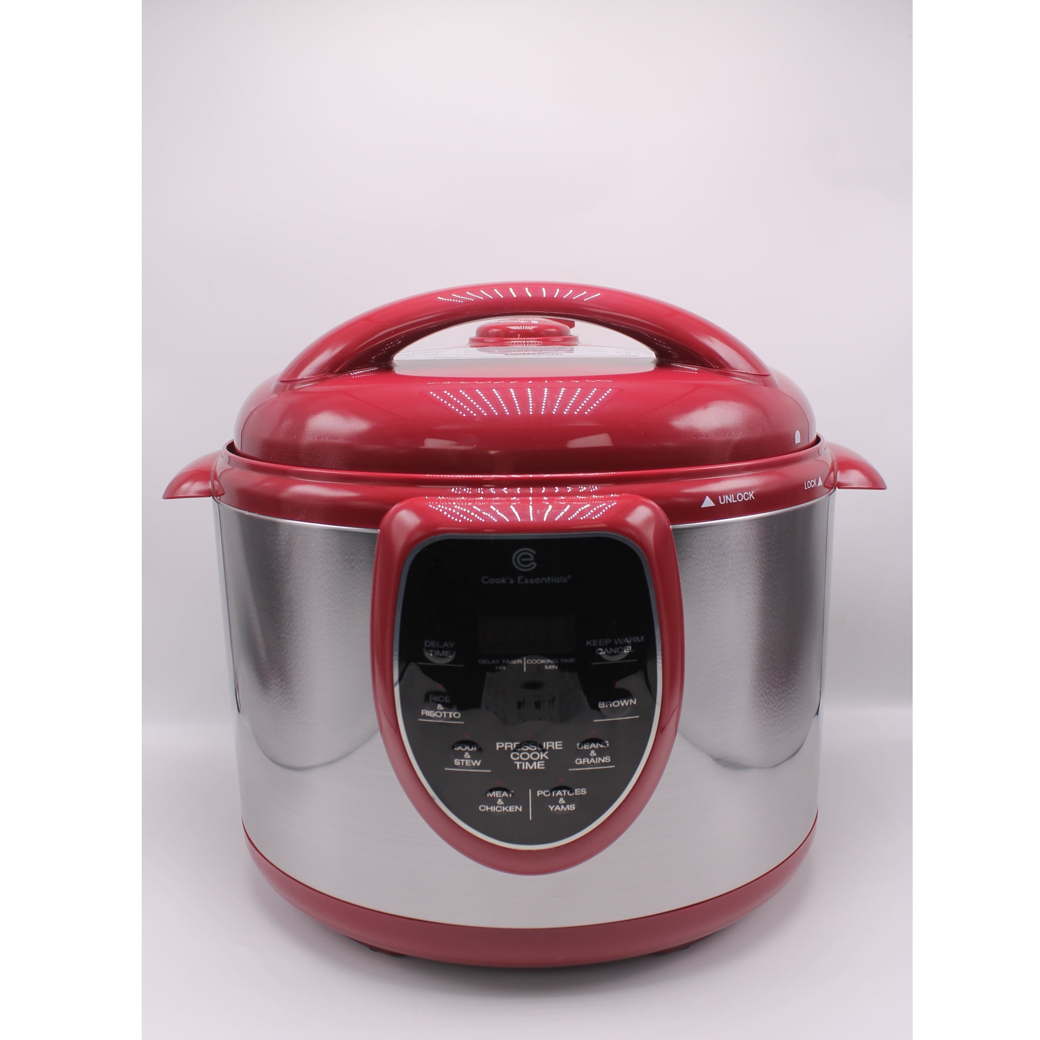 Cook s Essentials 6 QT Programmable Multipurpose Electric Slow Cooker with Lid Cinnamon Walmart