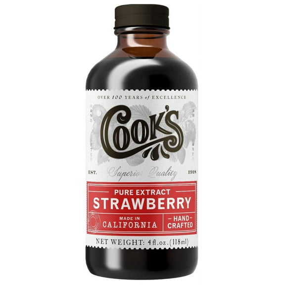 Cook's, Choice Pure Natural Strawberry Extract, 4 oz