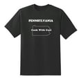 thumbnail image 1 of Cook with Coal - Pennsylvania State Motto Funny Tees Mens Graphic T Shirts Black,L, 1 of 1