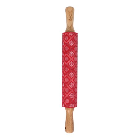 Cook with Color 16.9'' Silicone Rolling Pin – Red Deer