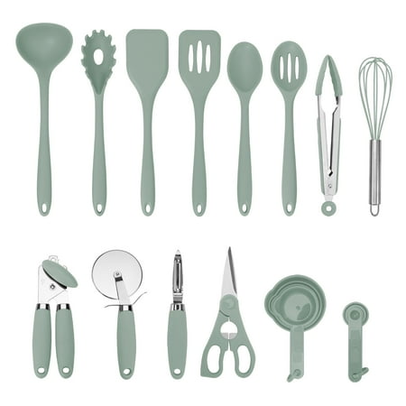 Cook with Color 21 Piece Kitchen Gadget and Tool Set, Mint