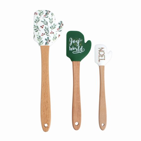 Cook with Color 3pc Silicone Mit Spatula Set 12+10+8" – Holly